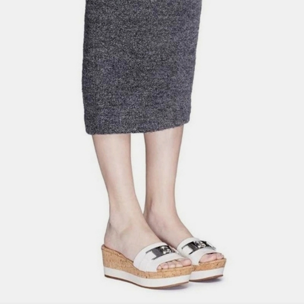 michael kors warren platform slide sandals